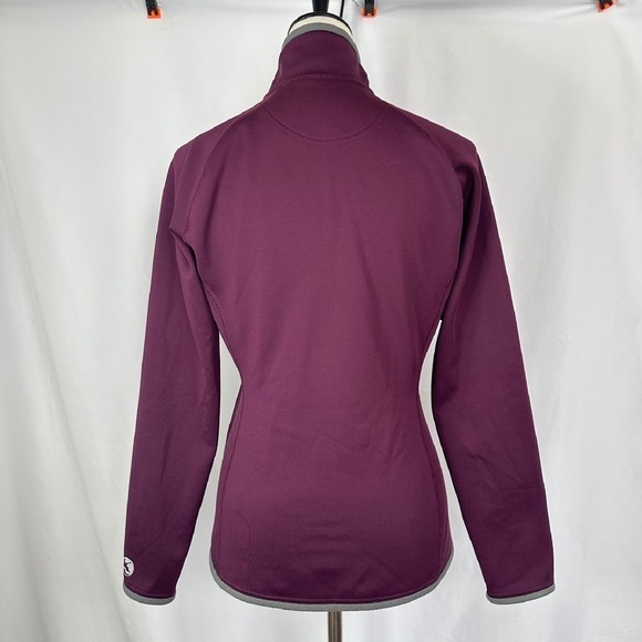Gander Mtn. Full Zip Jacket Athletic Lightweight Purple Gray Trim Women‎ Small - Picture 5 of 12